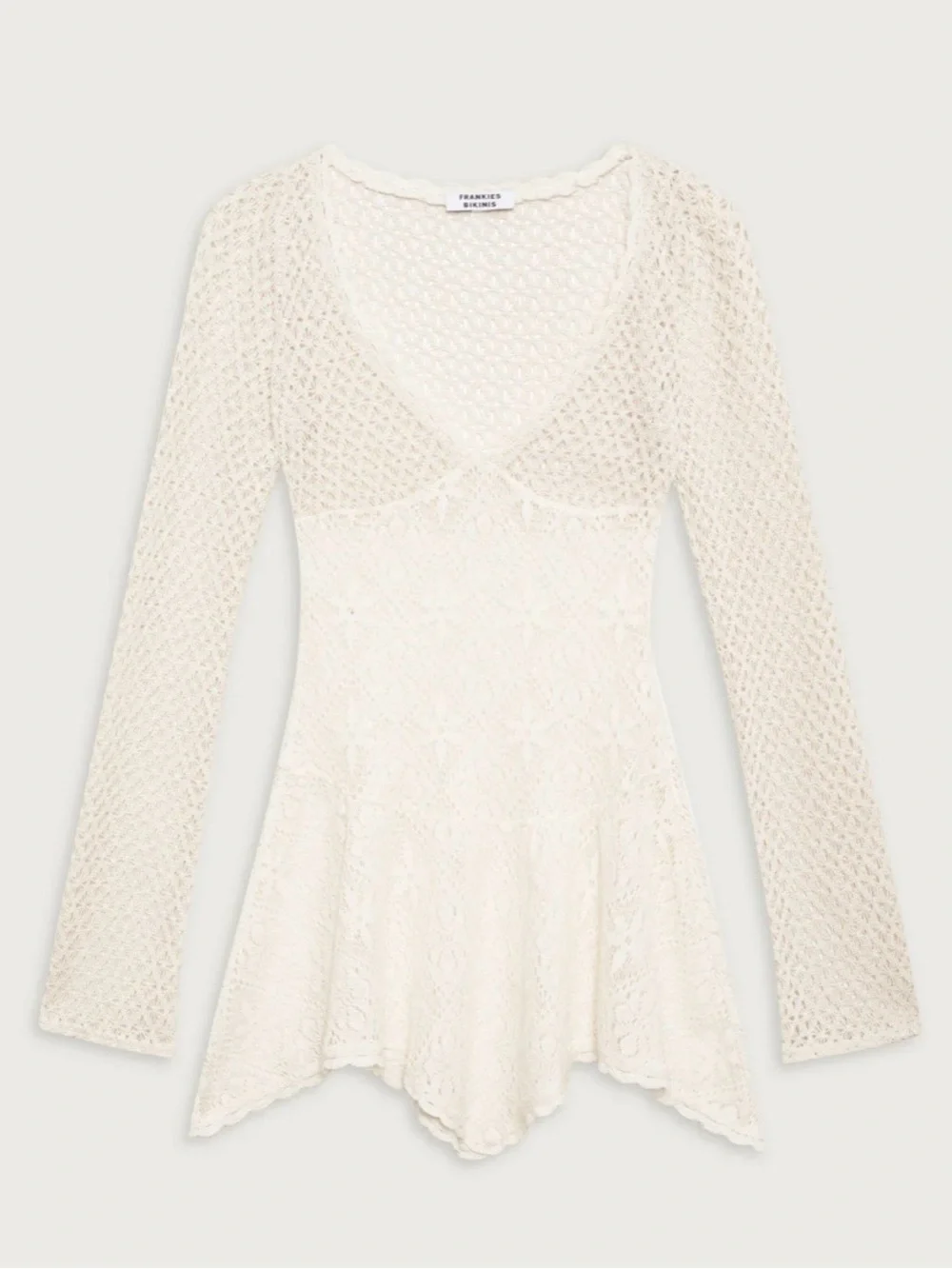 Frankie’s bikinis Belle crochet mini dress